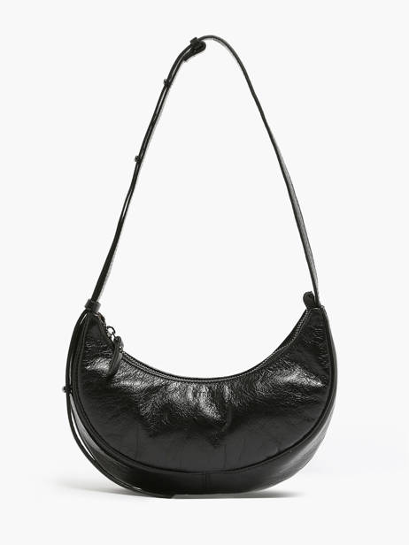 Sac Bandoulière S Sosoomao Cuir Etrier Noir sosoomao ECSO057S