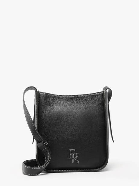 Sac Bandoulière Foudre Cuir Etrier Noir foudre EFOD087S